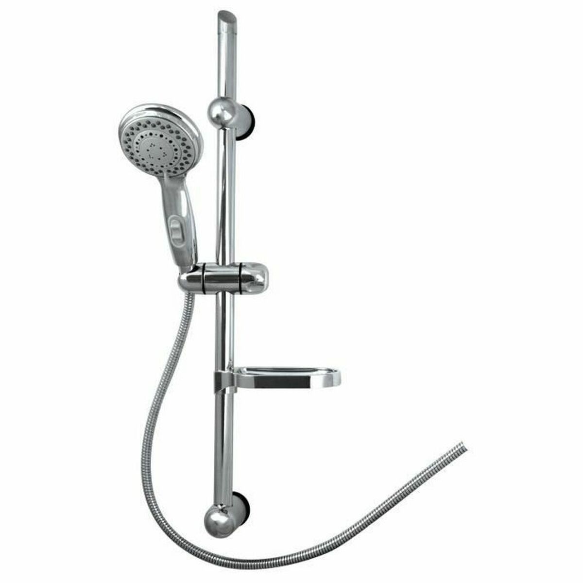 Duschpelare Rousseau Grå Chrome Metall
