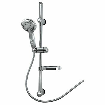 Duschpelare Rousseau Grå Chrome Metall