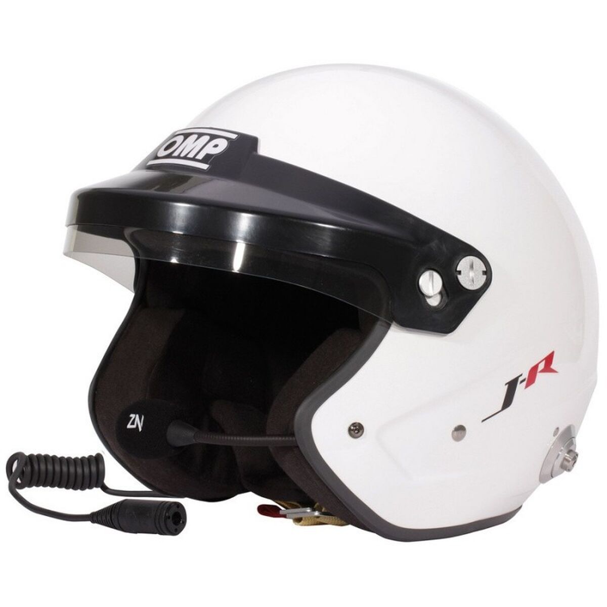 Hjälm OMP J-RALLY XL Vit