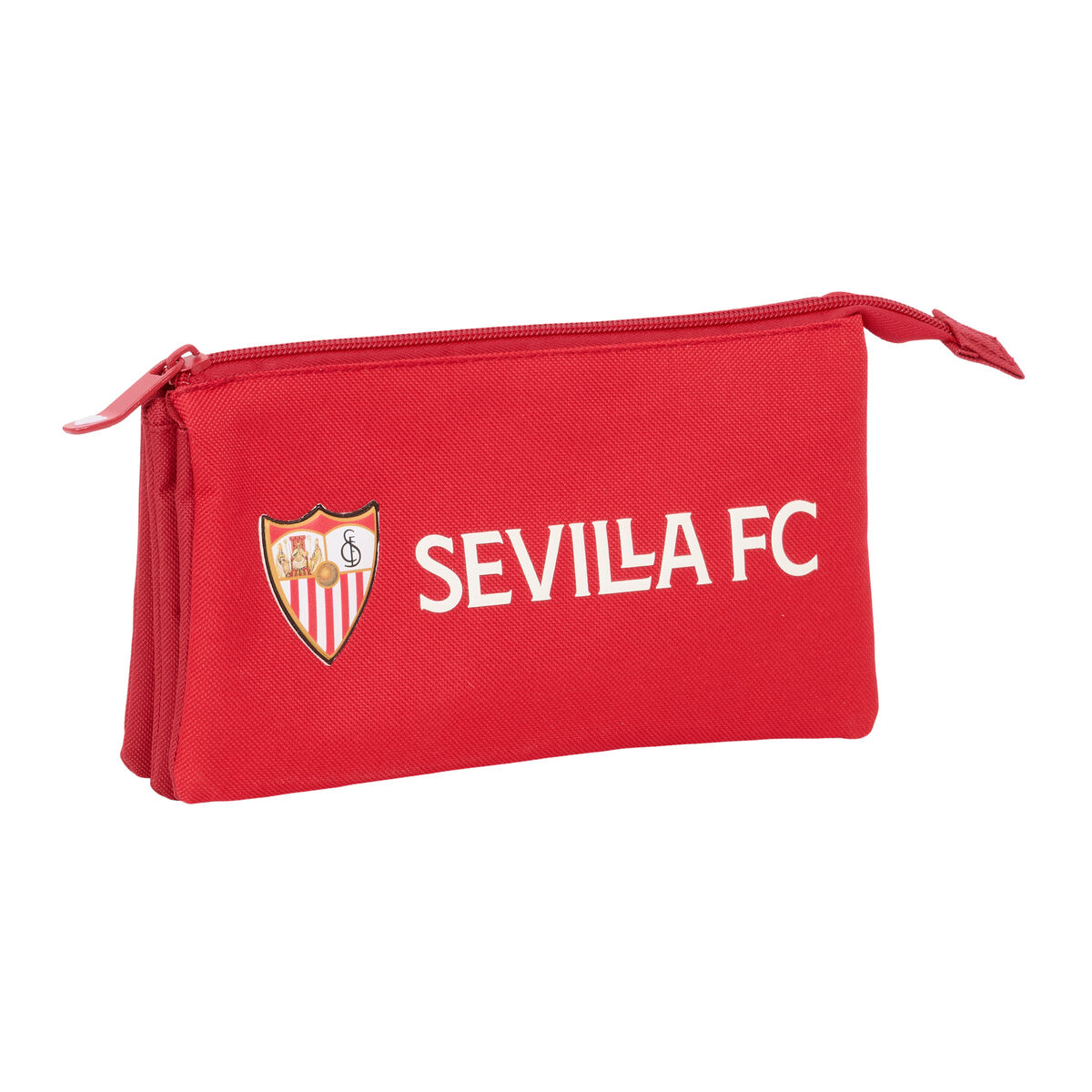 Tredubbel Carry-all Sevilla Fútbol Club Röd 22 x 12 x 3 cm
