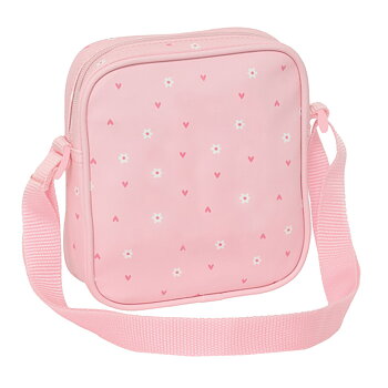 Axelväska Safta Kanin Rosa 16 x 18 x 4 cm