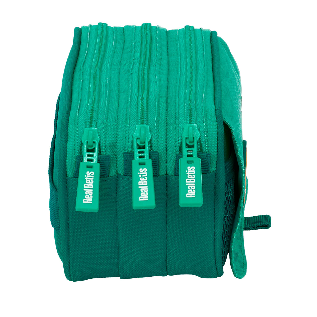 Tredubbel Carry-all Real Betis Balompié Grön 21,5 x 10 x 8 cm - 2