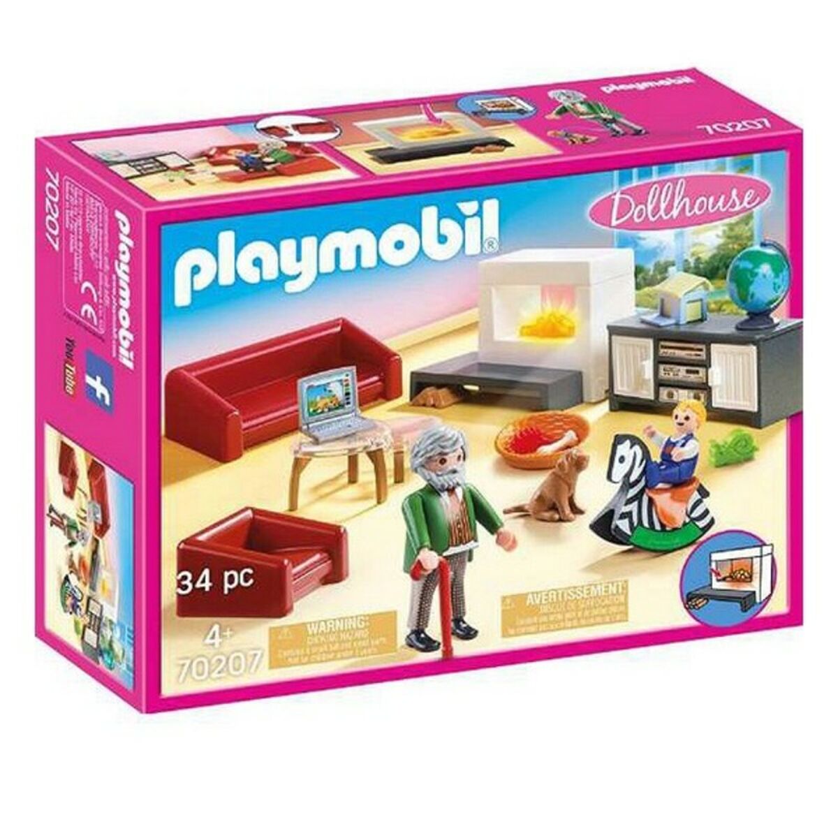 Playset Dollhouse Living Room Playmobil 70207 Middagsset (34 pcs)