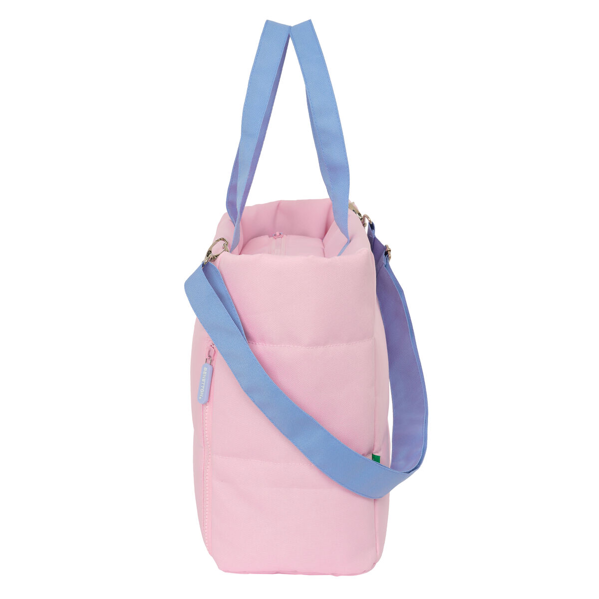 Väska Benetton Pink Rosa 40 x 31 x 17 cm - 2