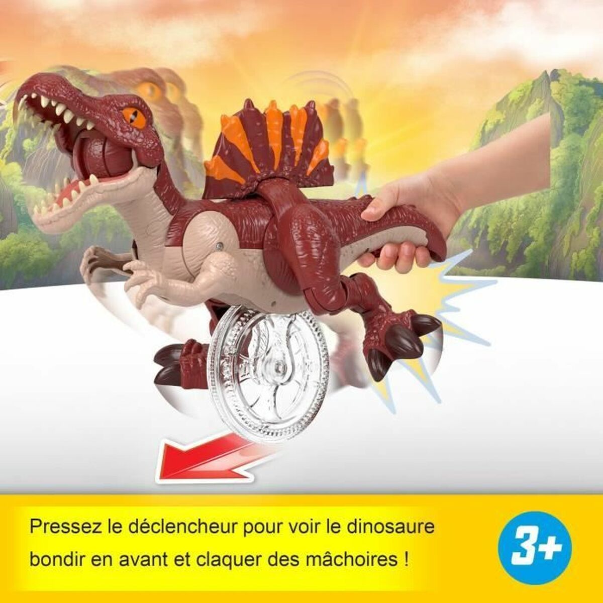 Actionfigurer Imaginext IMX JW4 SPRINT SPINO - 3