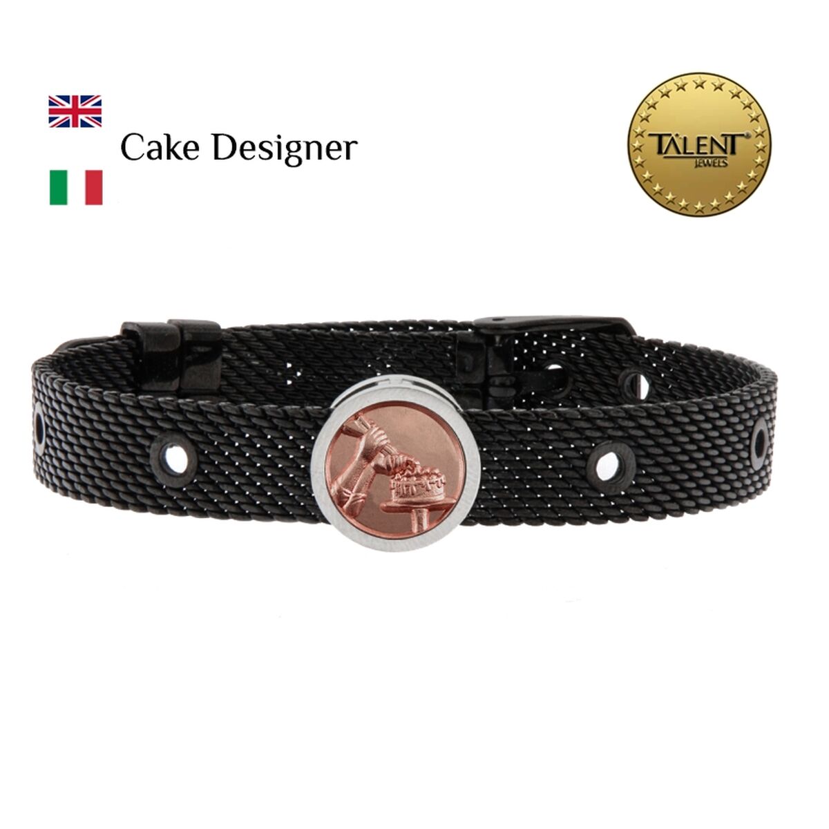 Unisexarmband Cake Designer Talent Jewels TJA-3-04-02-2-235 Svart - 2