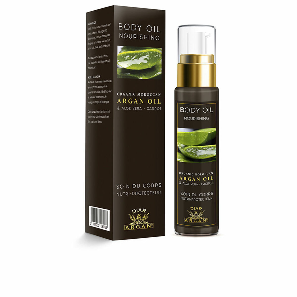 Kroppsolja Diar Argan Aceite Corporal Nutritivo 50 ml Vitaliserande näringsgivare