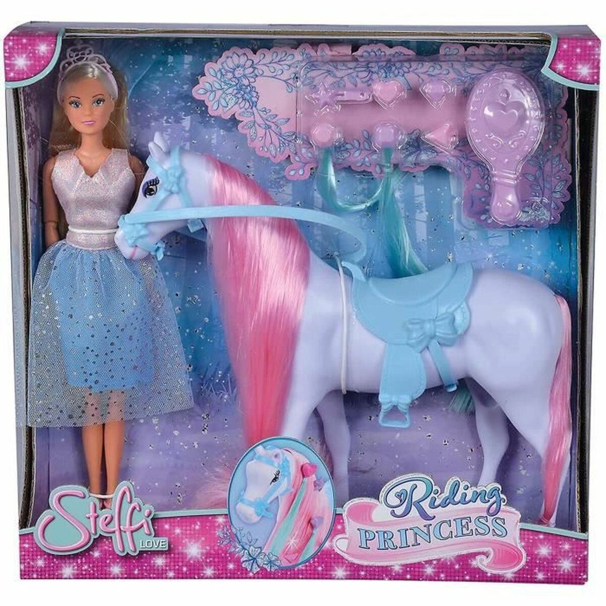 Docka Simba Steffi Love Princess 29 cm Häst - 2