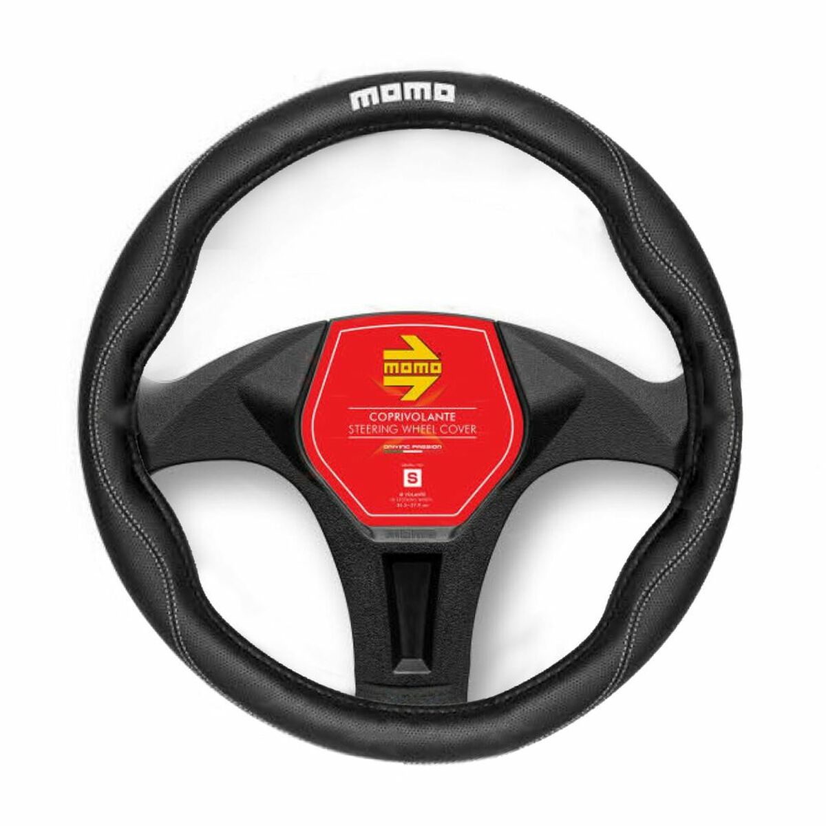 Rattöverdrag MOMO MOMLSWC011BW Svart Ø 36,5 - 39 cm