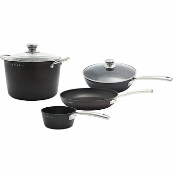 Kastrullset Baumalu Svart 4 Delar