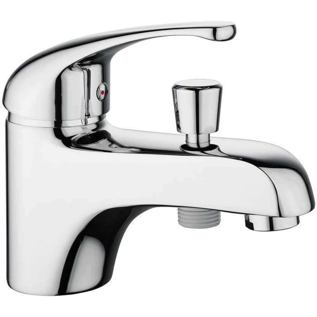 Duschblandare Rousseau Fira Vit Chrome 12 x 14 x 21 cm