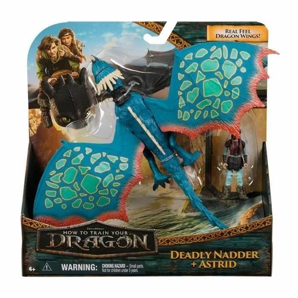 Actionfigurer Spin Master MAESTRO DE GIRO DRAGÓN Y VIKINGO 25 CM STORM