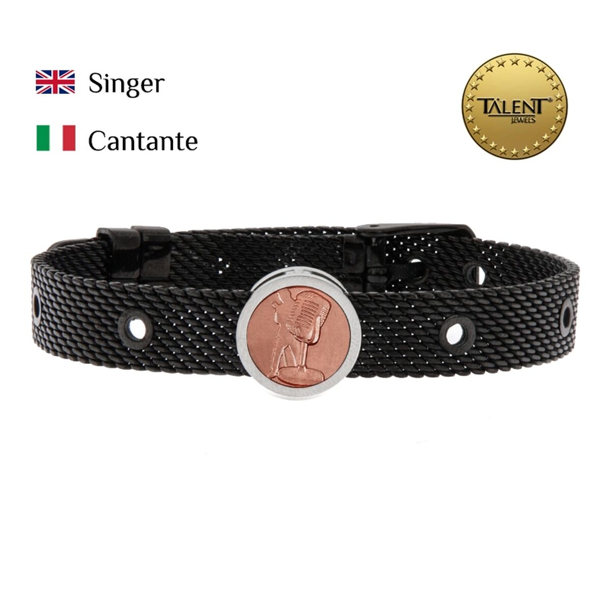 Unisexarmband Singer Talent Jewels TJA-4-02-02-2-235 Svart - 2