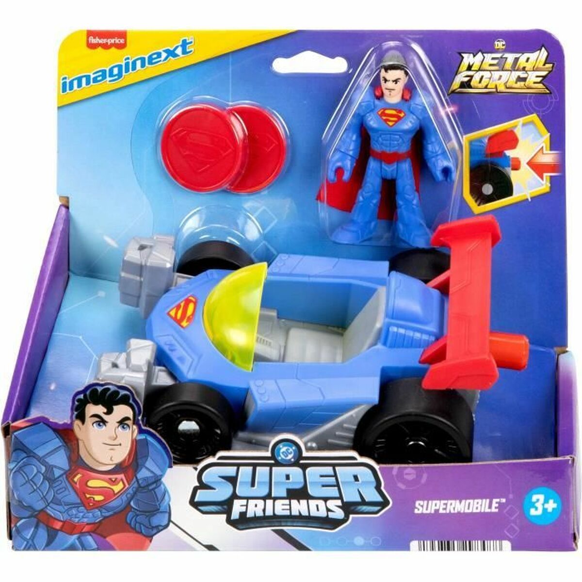 Actionfigurer Imaginext Superman de lujo