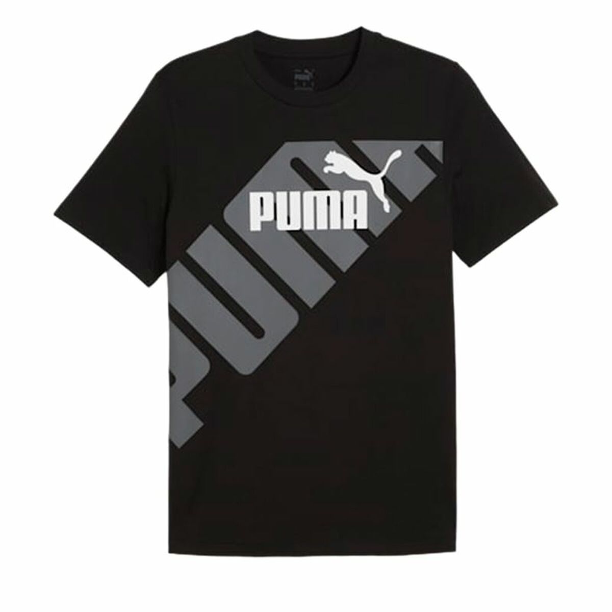 T-shirt med kortärm Herr Puma POWER Graphic Svart