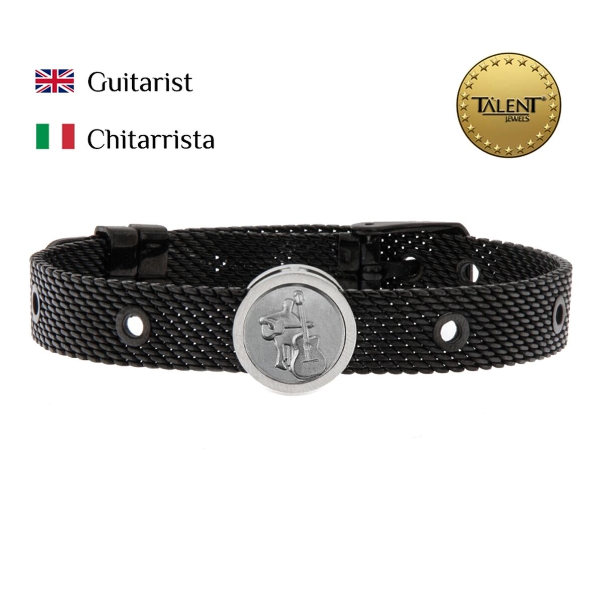 Unisexarmband Guitarist Talent Jewels TJA-4-03-03-2-235 Svart - 2
