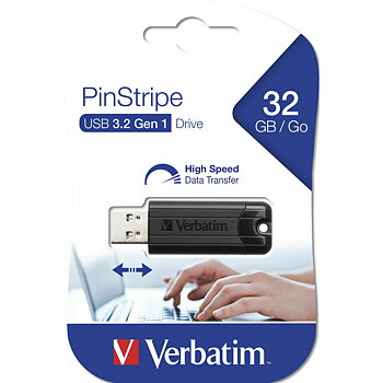 USB-minne Verbatim 49317 Svart 32 GB