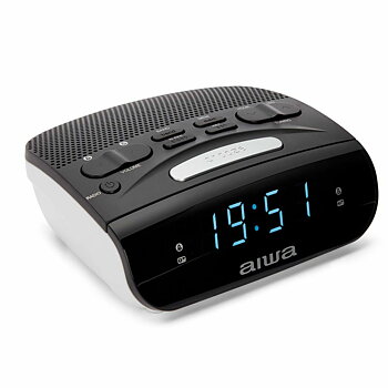 Klockradio Aiwa CR-15 Svart