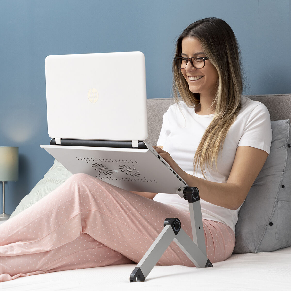 Justerbart laptop-bord med multipla positioner Omnible InnovaGoods - 2