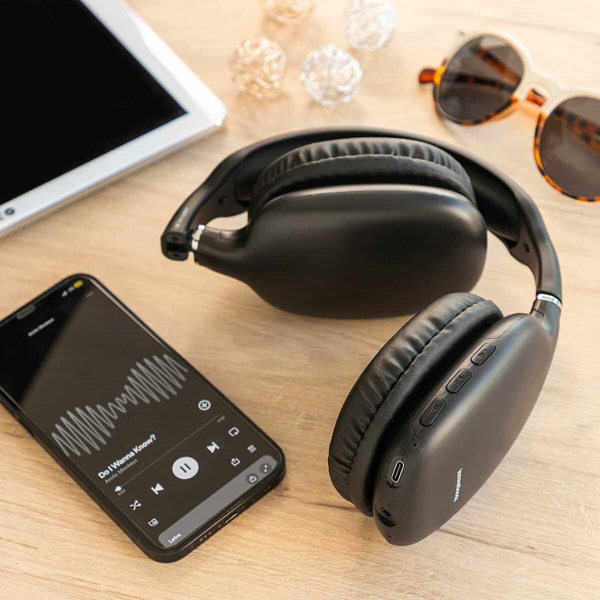 Trådlöst Hopfällbart Headset Folbeat InnovaGoods - 2