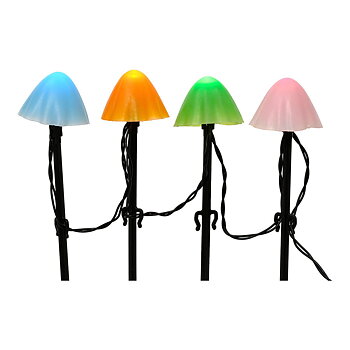 Dekorativ belysning för växter Lumineo 491763 Multicolour Mini Svamp (20 antal)