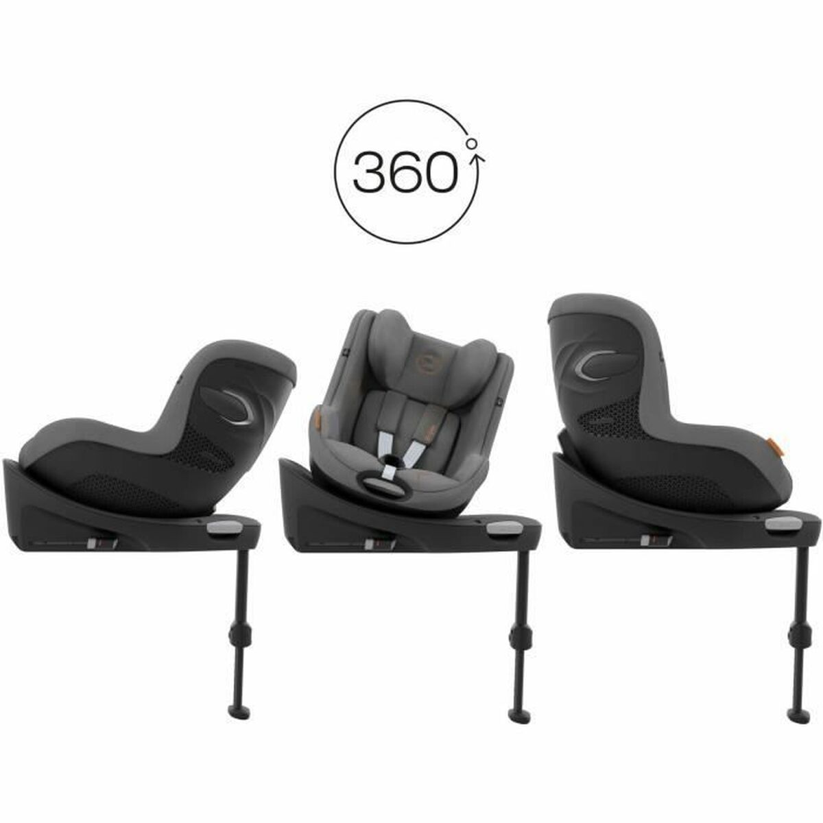 Bilstol Cybex Grå ECE R129/04 - 3