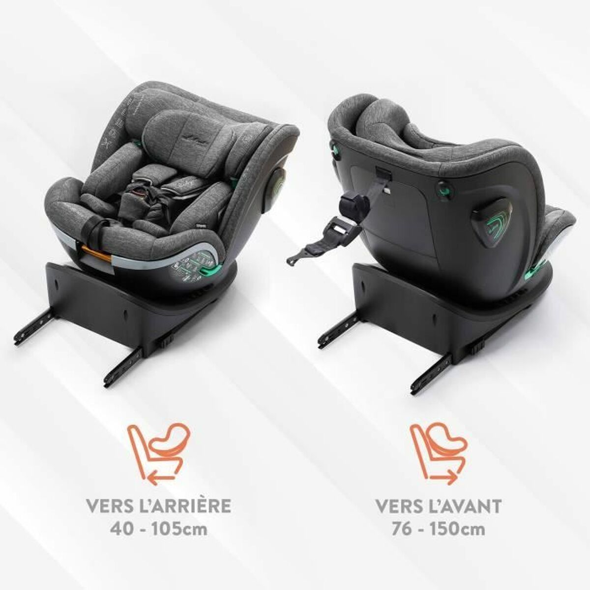 Bilstol Babyauto XPERTA BLACK LINE Svart 0 (de 0 a 10 kilos) 0+ (de 0 a 13 kilos) I (9 - 18 kg) II (15-25 kg) III (22 - 36 kg) B - 3