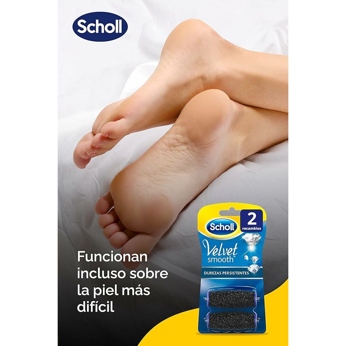 Fotpeeling Scholl Velvet Smooth (2 antal) - 2