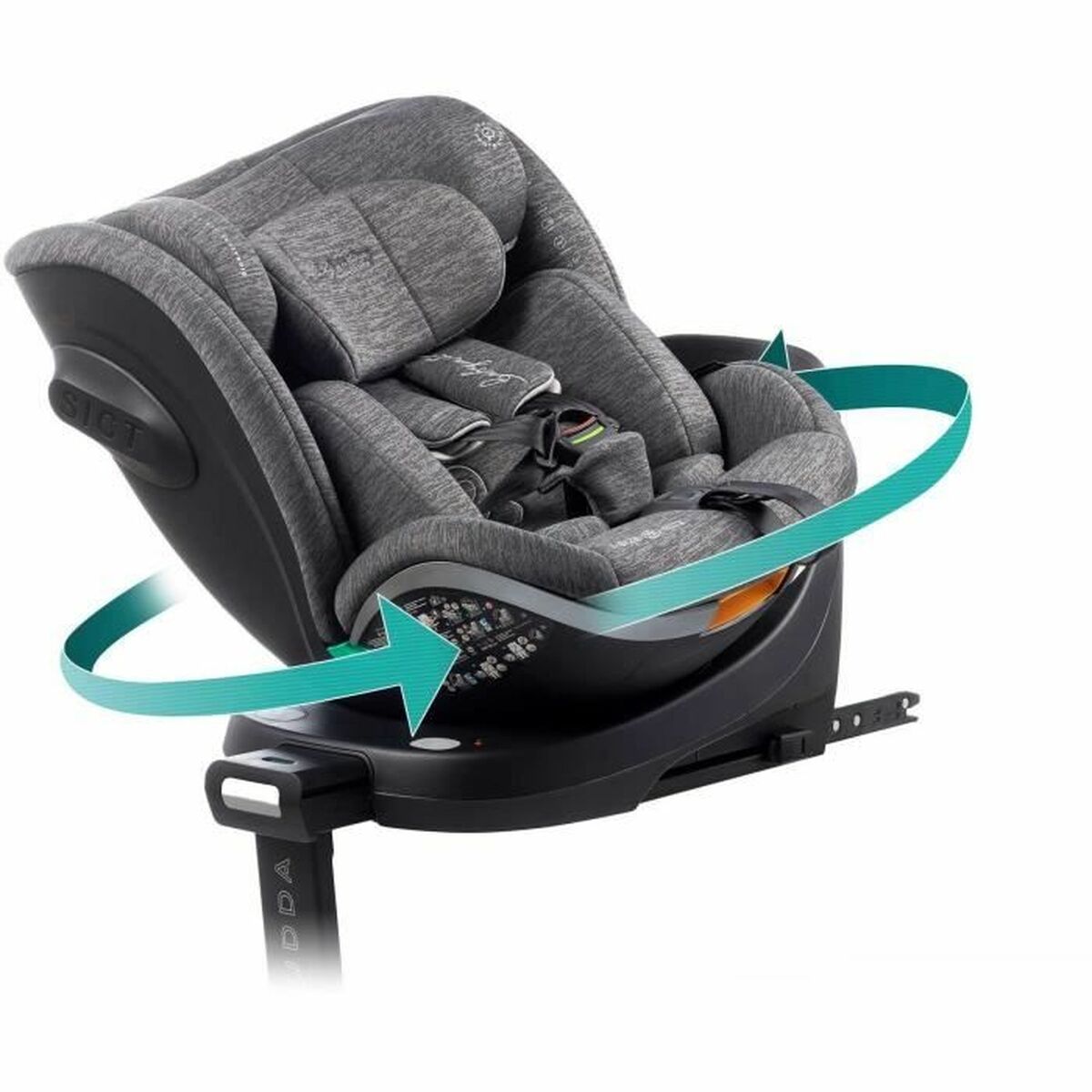 Bilstol Babyauto SCUDDA GREY DOBBY Grå 0 (de 0 a 10 kilos) 0+ (de 0 a 13 kilos) I (9 - 18 kg) II (15-25 kg) III (22 - 36 kg) Bar - 2