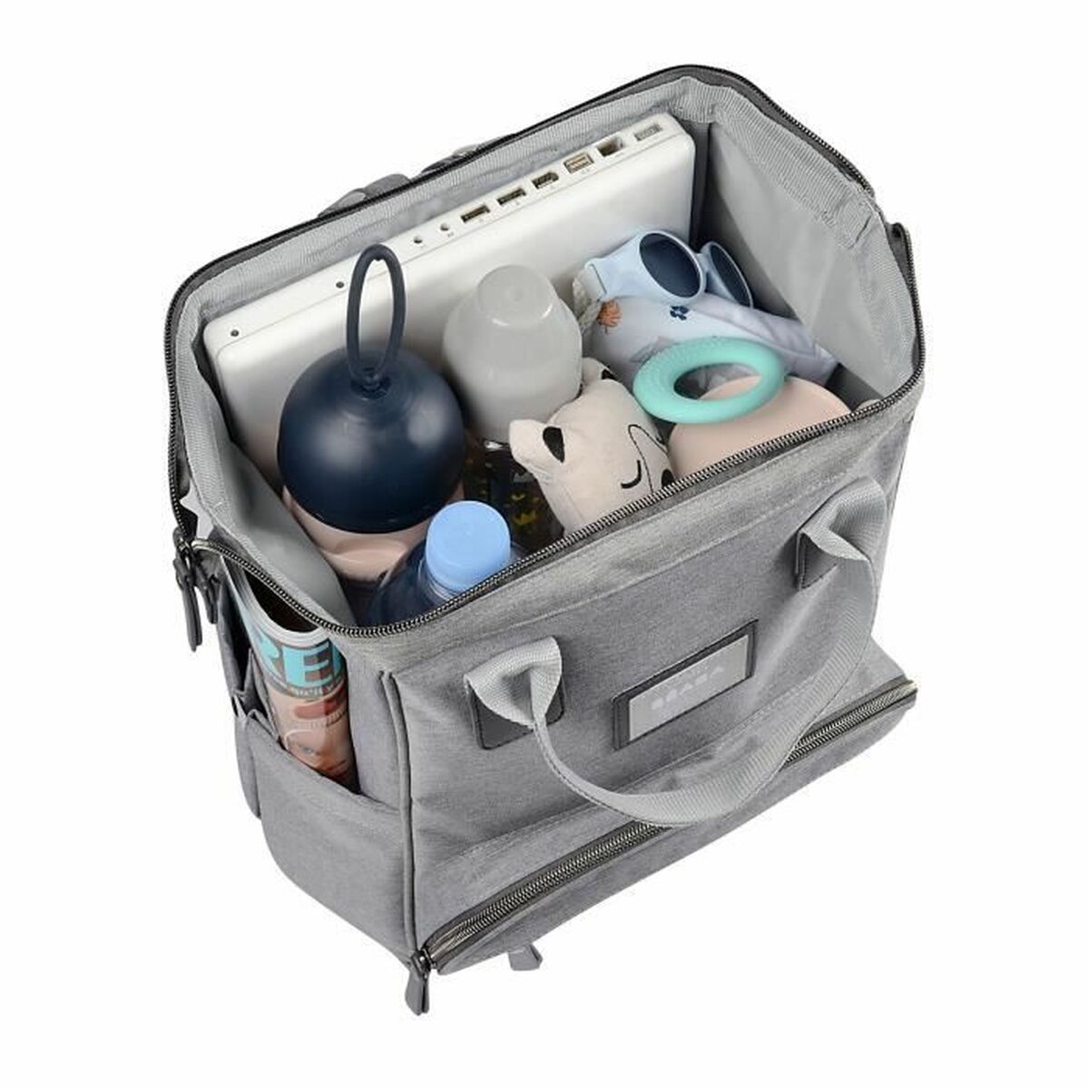 Bag för blöjbyte Béaba Wellington Grå - 3