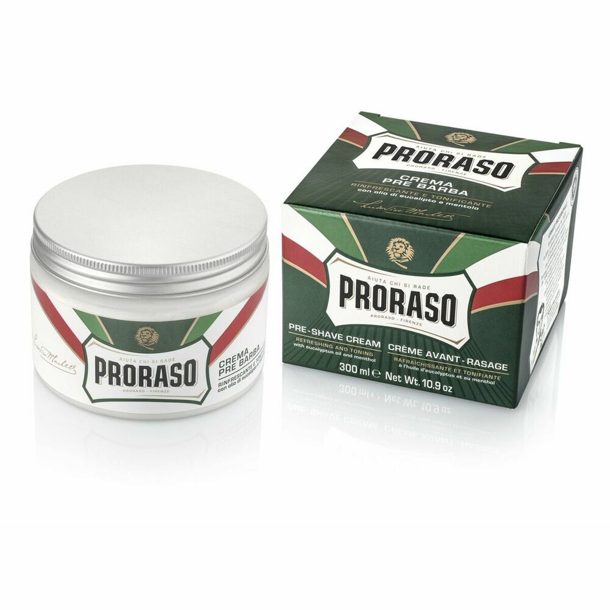 Förrakkräm Proraso 400104 300 ml Pre-shave Eukalyptus Mentol
