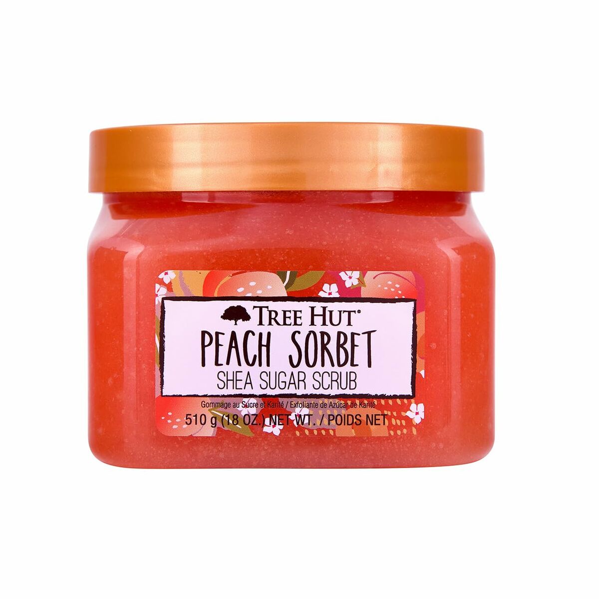 Kroppsskrubb Tree Hut Peach Sorbet 510 g - 3