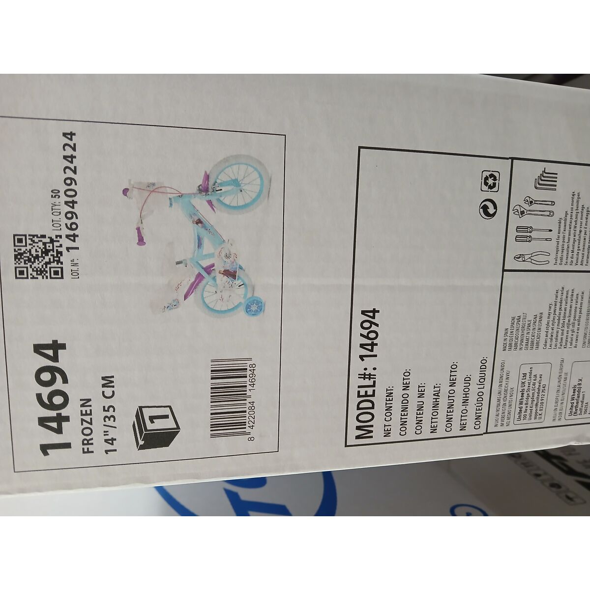 Barncykel Frozen 14" - 2