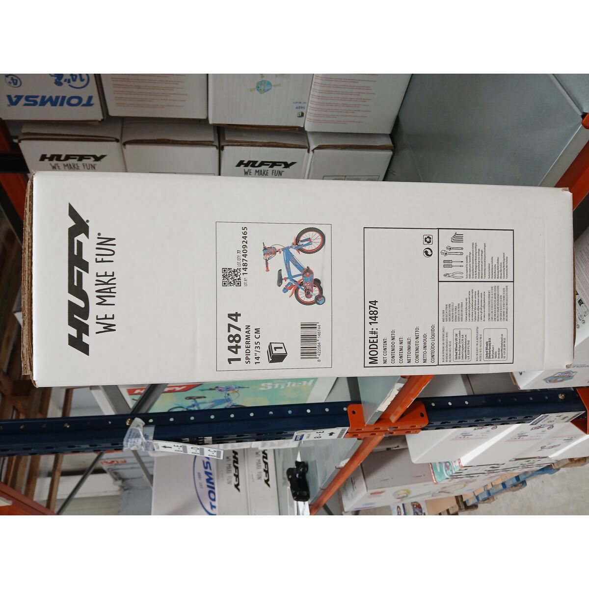 Cykel Spider-Man 14874 14" - 2