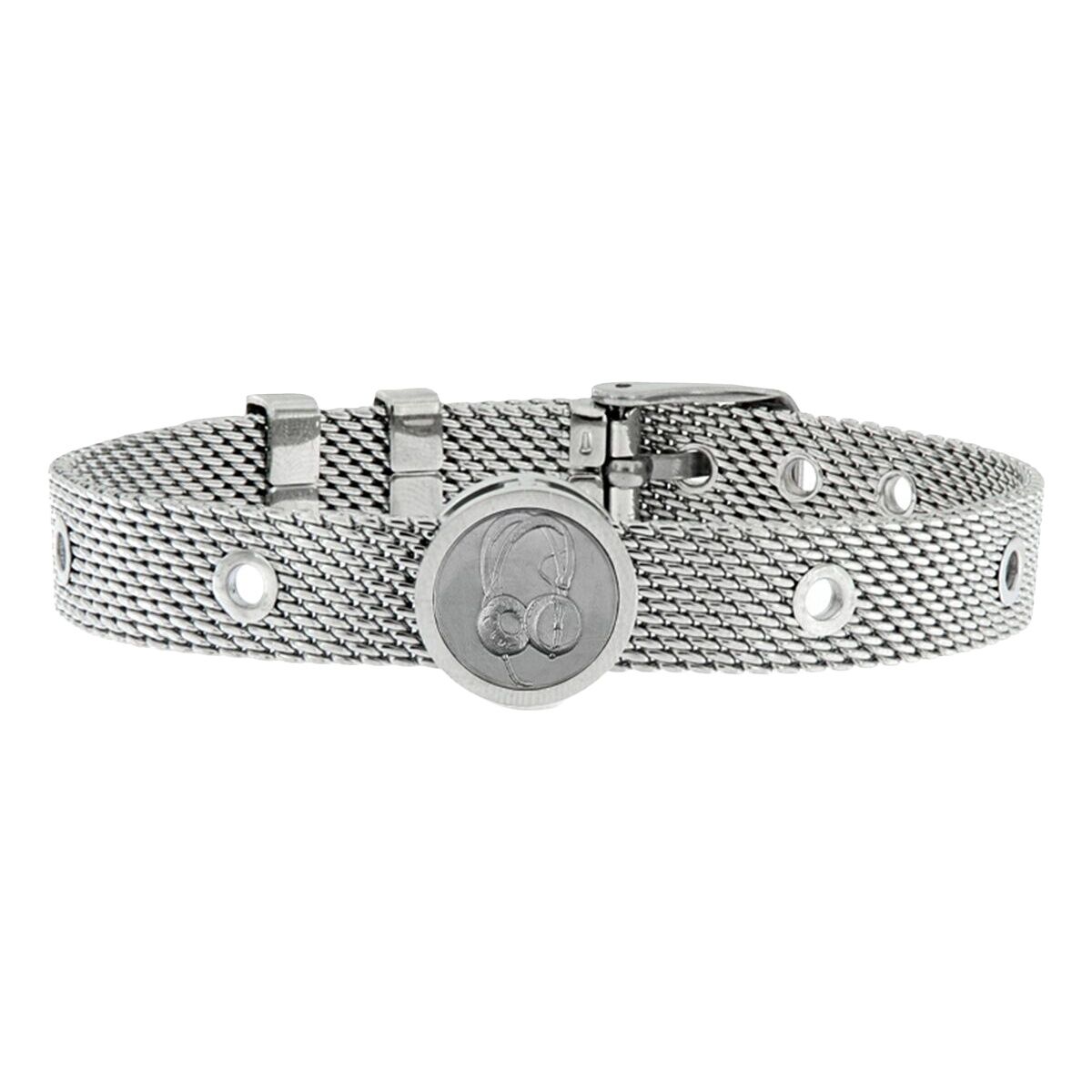 Unisexarmband Deejay Talent Jewels TJA-4-05-03-1-235 Silvrig
