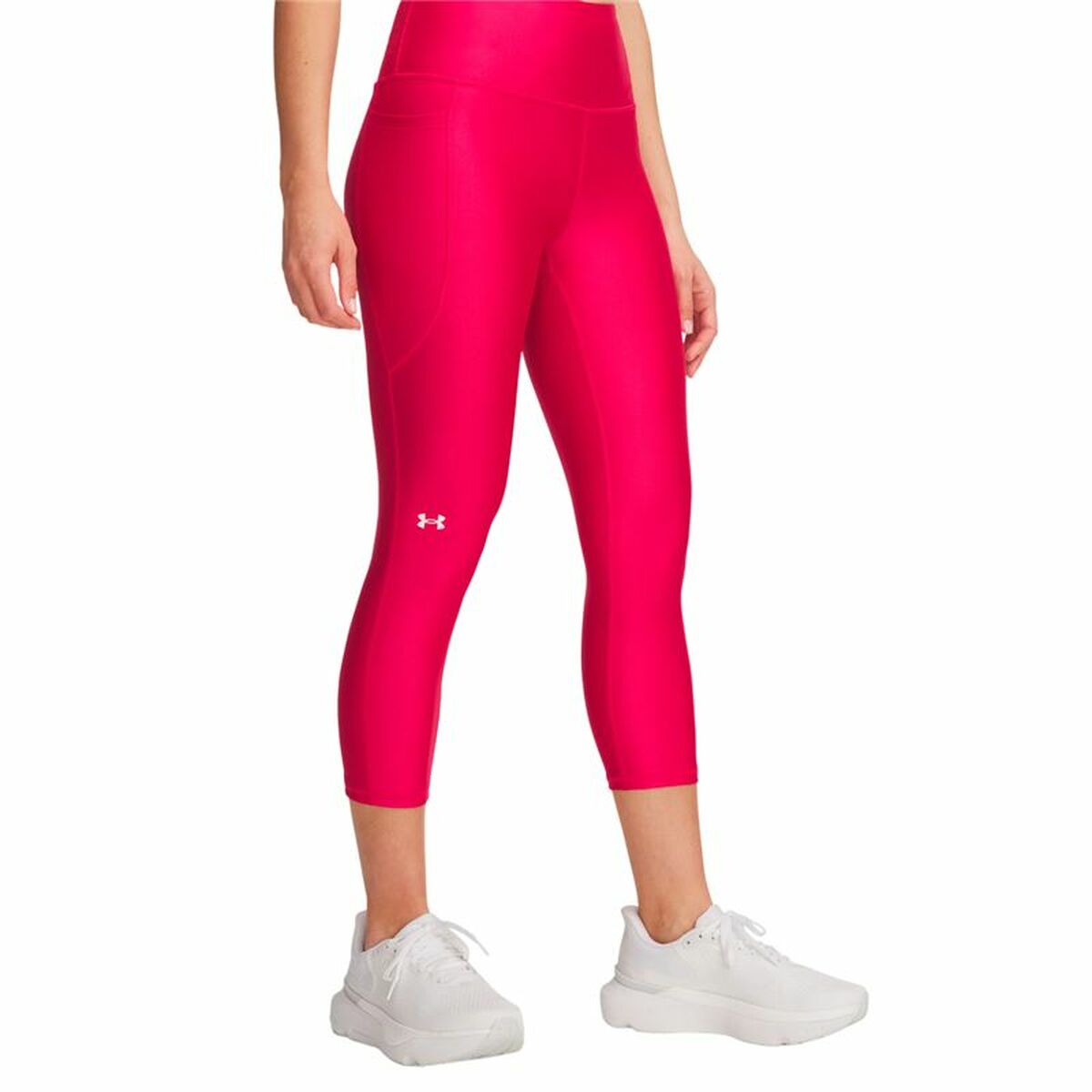Sport-leggings, Dam Under Armour Tech Hi Capri Rosa