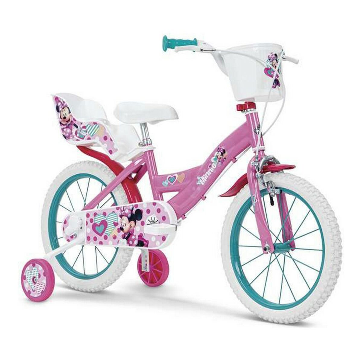 Barncykel Minnie Mouse 16" 5-8 år