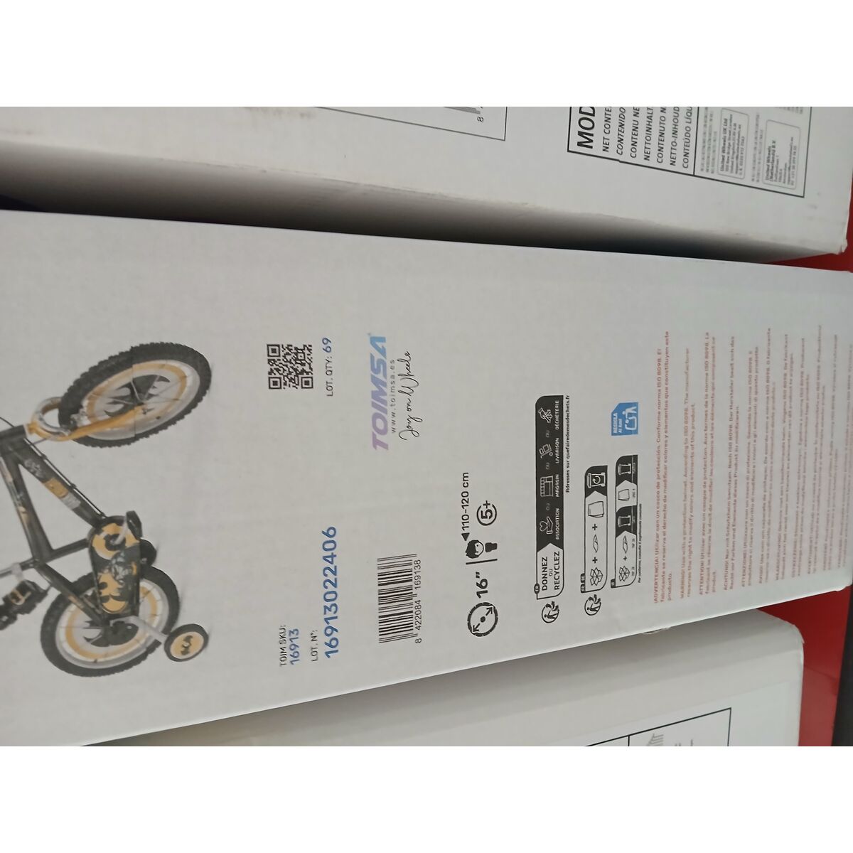 Barncykel Batman 16" - 2