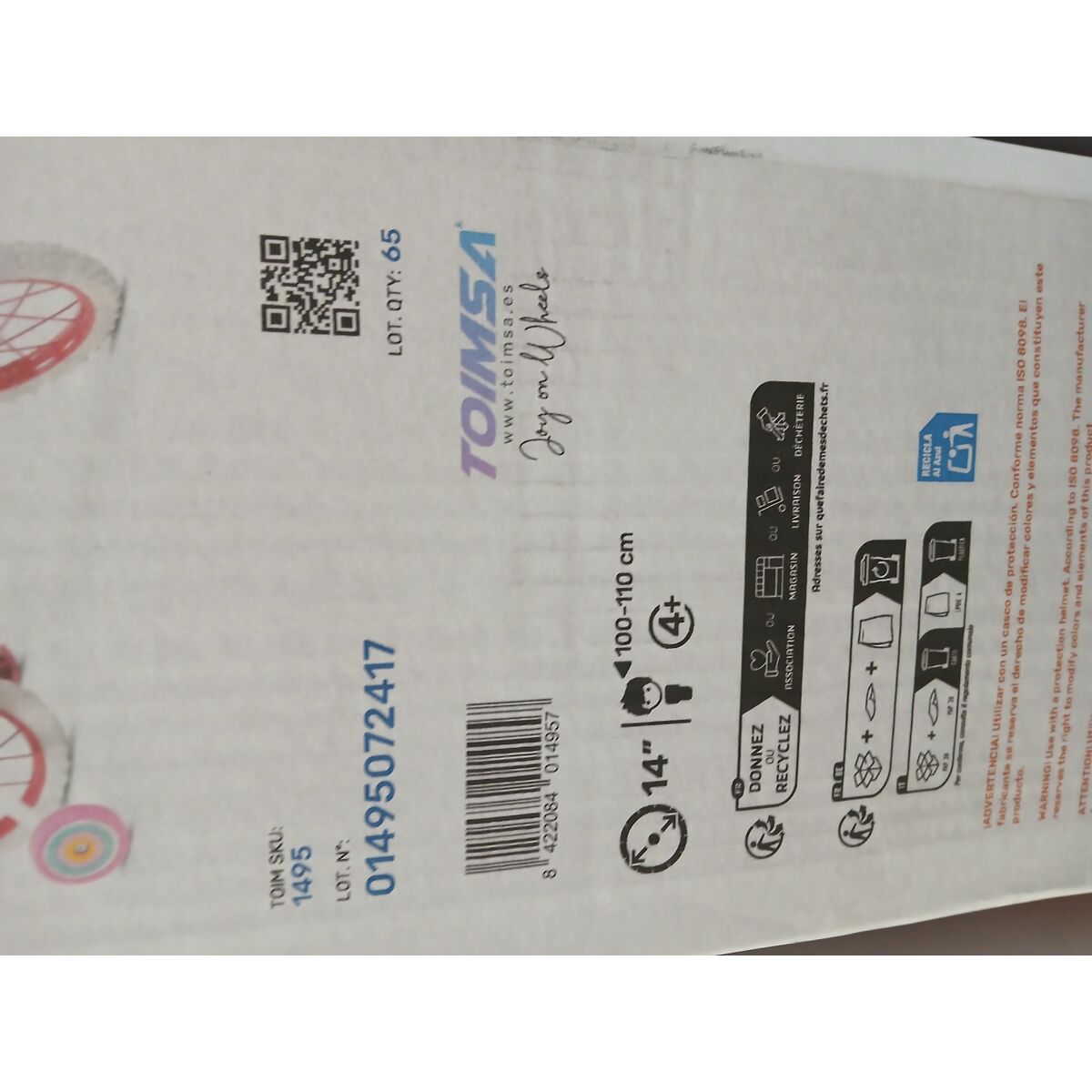 Barncykel Peppa Pig   14" Rosa - 2