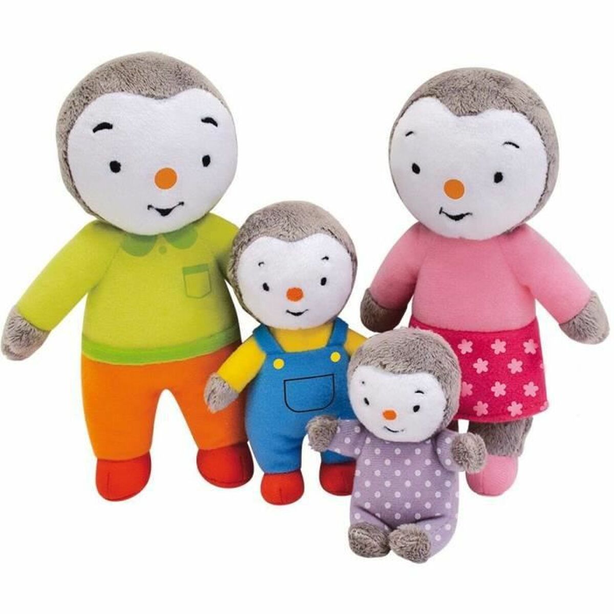 Mjukisleksak Jemini T´Choupi Family - 2