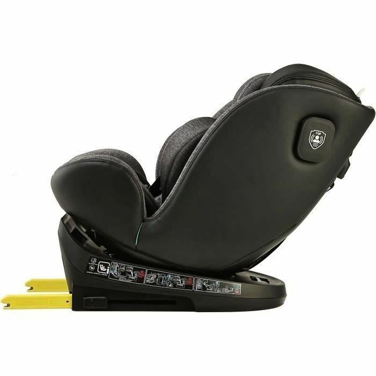 Bilstol BBGO Grå 0 (de 0 a 10 kilos) 0+ (de 0 a 13 kilos) I (9 - 18 kg) II (15-25 kg) III (22 - 36 kg) Barn ECE R129 - 3