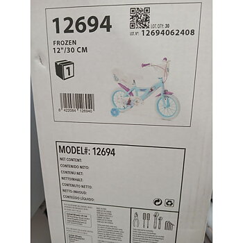 Barncykel Frozen 12"