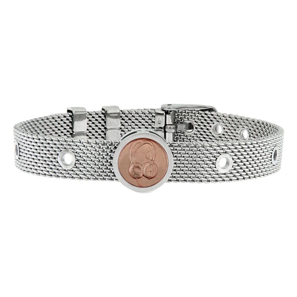 Unisexarmband Deejay Talent Jewels TJA-4-05-02-1-235 Silvrig