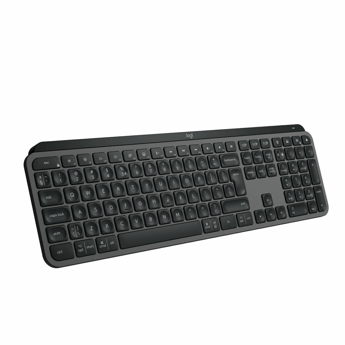 Trådlöst Tangentbord Logitech MX Keys S Qwerty Spanska Grå Grafit