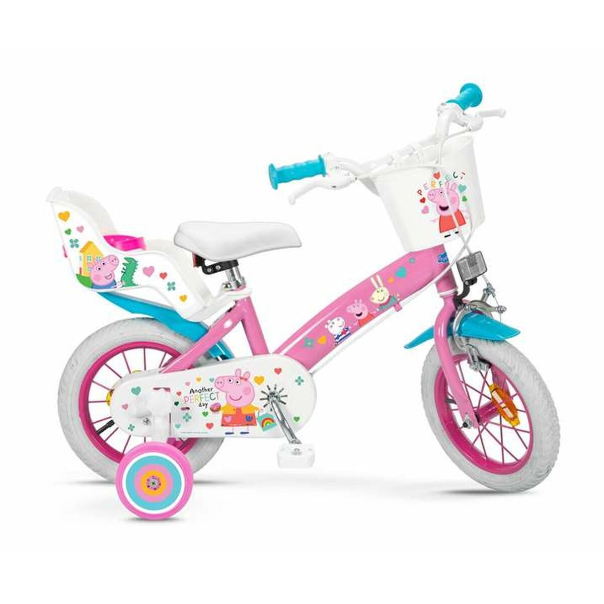 Barncykel Peppa Pig   12" Rosa - 2