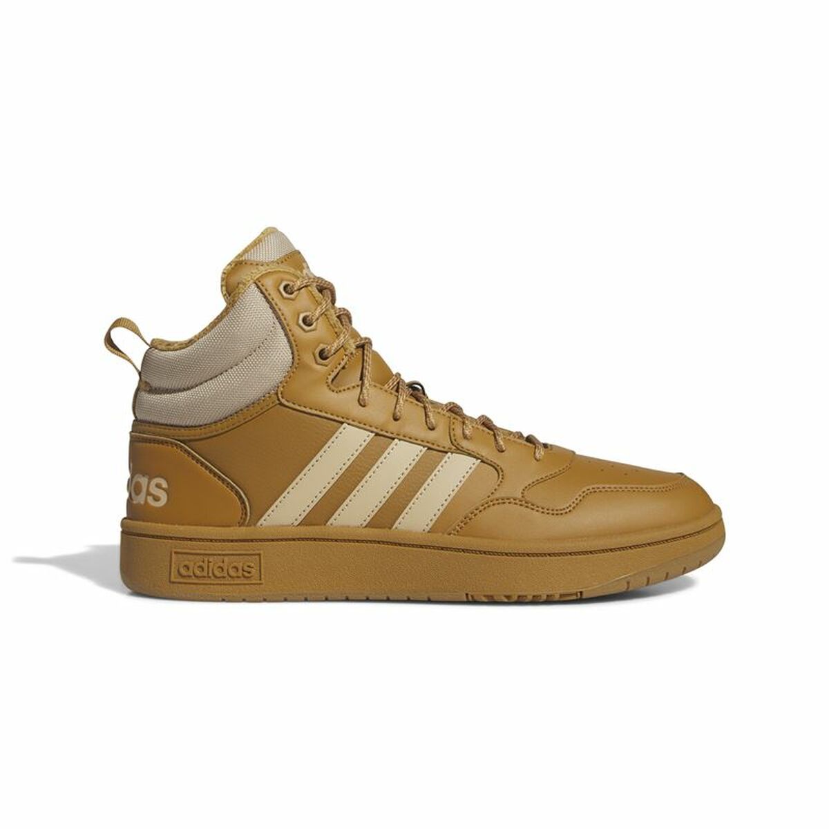 Sportskor Casual Herr Adidas Hoops 3.0 Mid Wtr Gyllene
