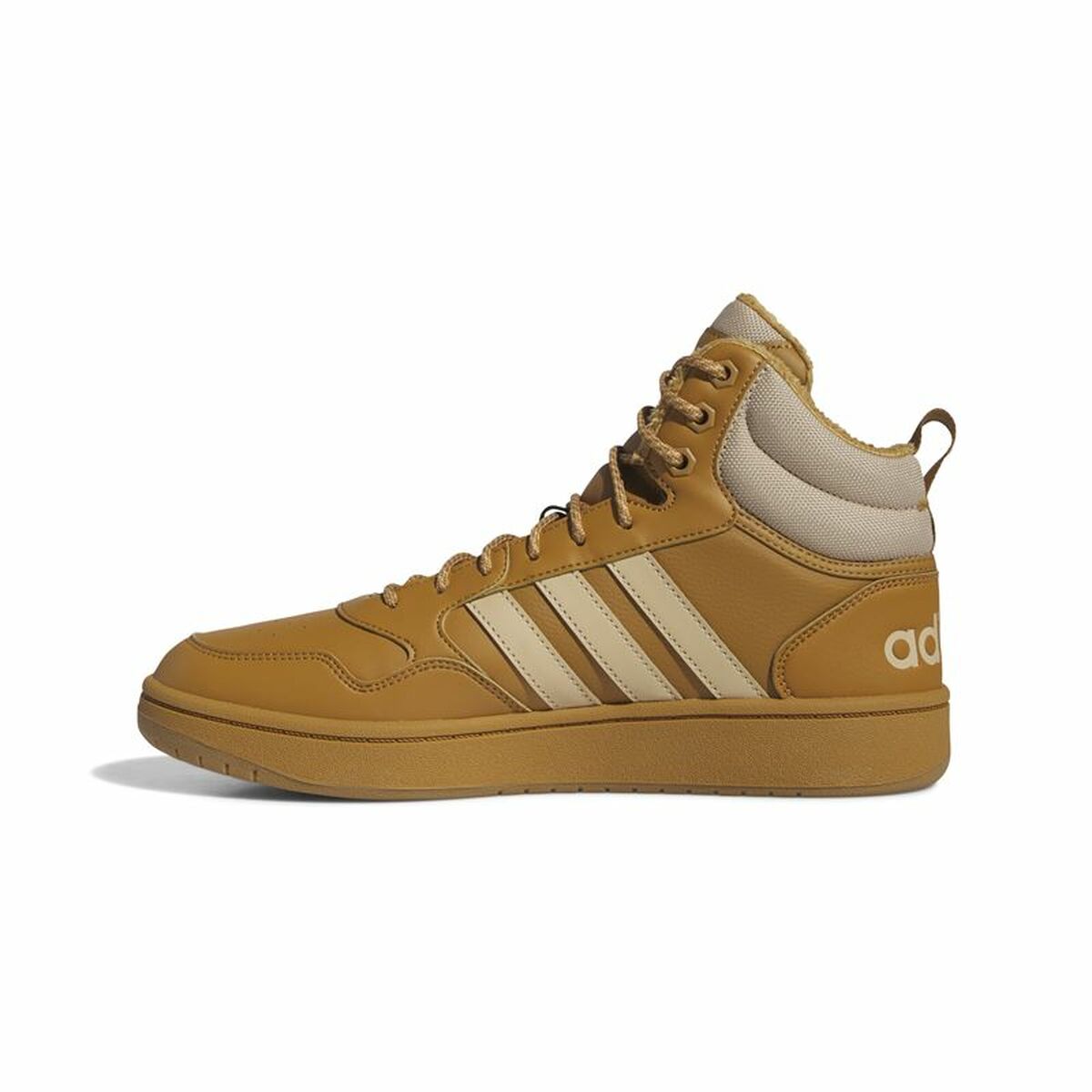 Sportskor Casual Herr Adidas Hoops 3.0 Mid Wtr Gyllene - 2