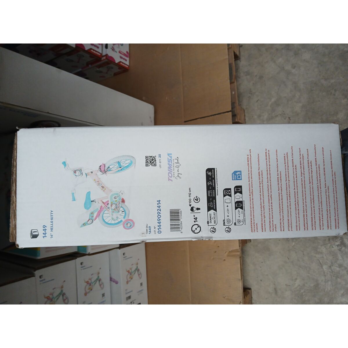 Barncykel Hello Kitty 14" - 2