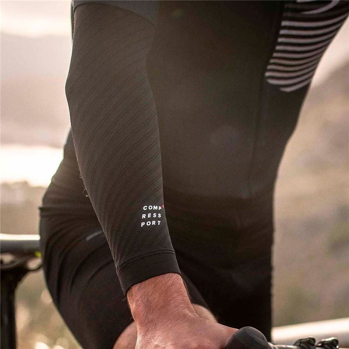 Ärm för armar Compressport Under Control Svart - 2