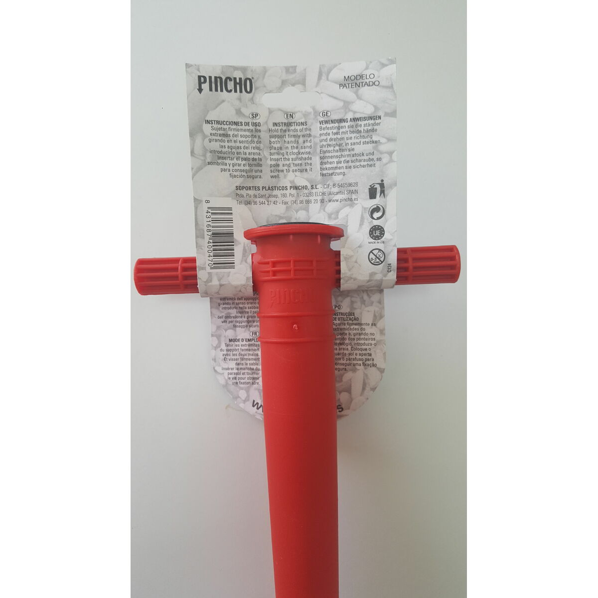 Parasollankare Aluminium Röd Blå Pistage Silver Gul Marinblå (32 x 16,5 x 6,50 cm) - 2